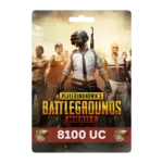 PUBG MOBILE 8100 UC