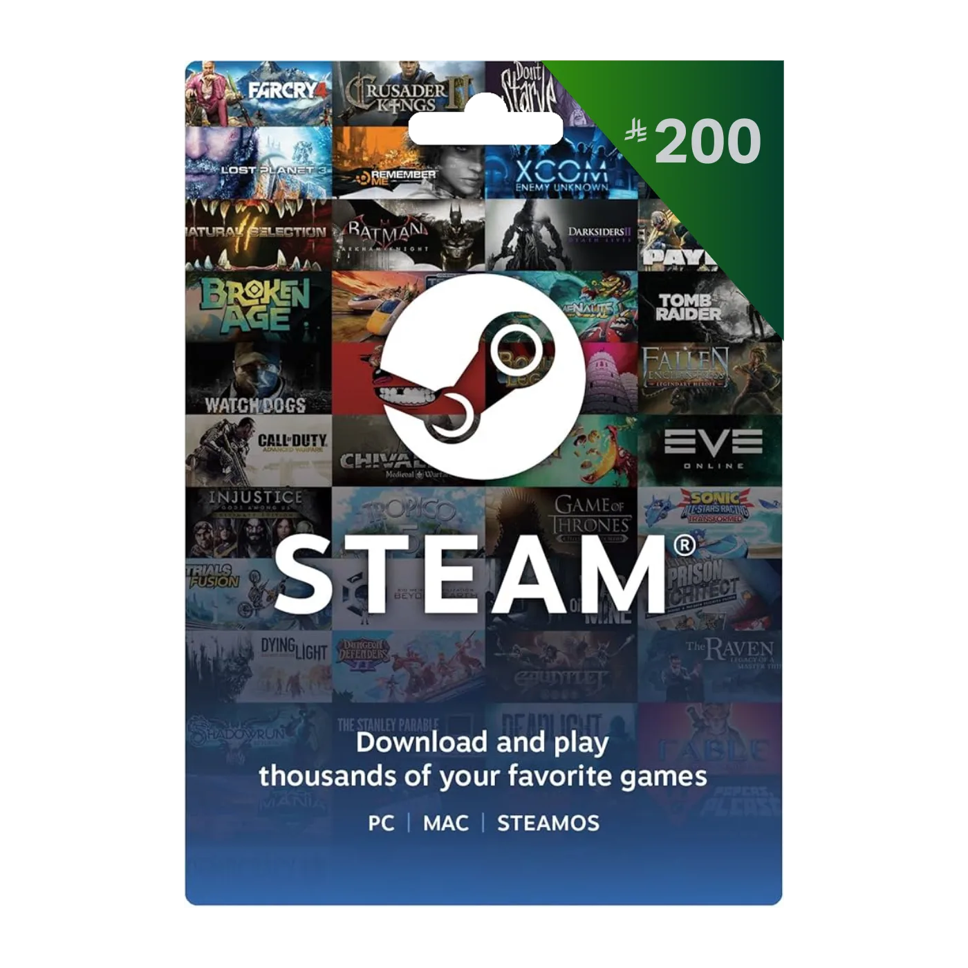 Steam Gift Card KSA 200