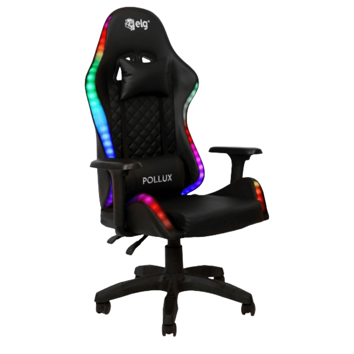 Cadeira Gamer RGB Pollux Preta Chair