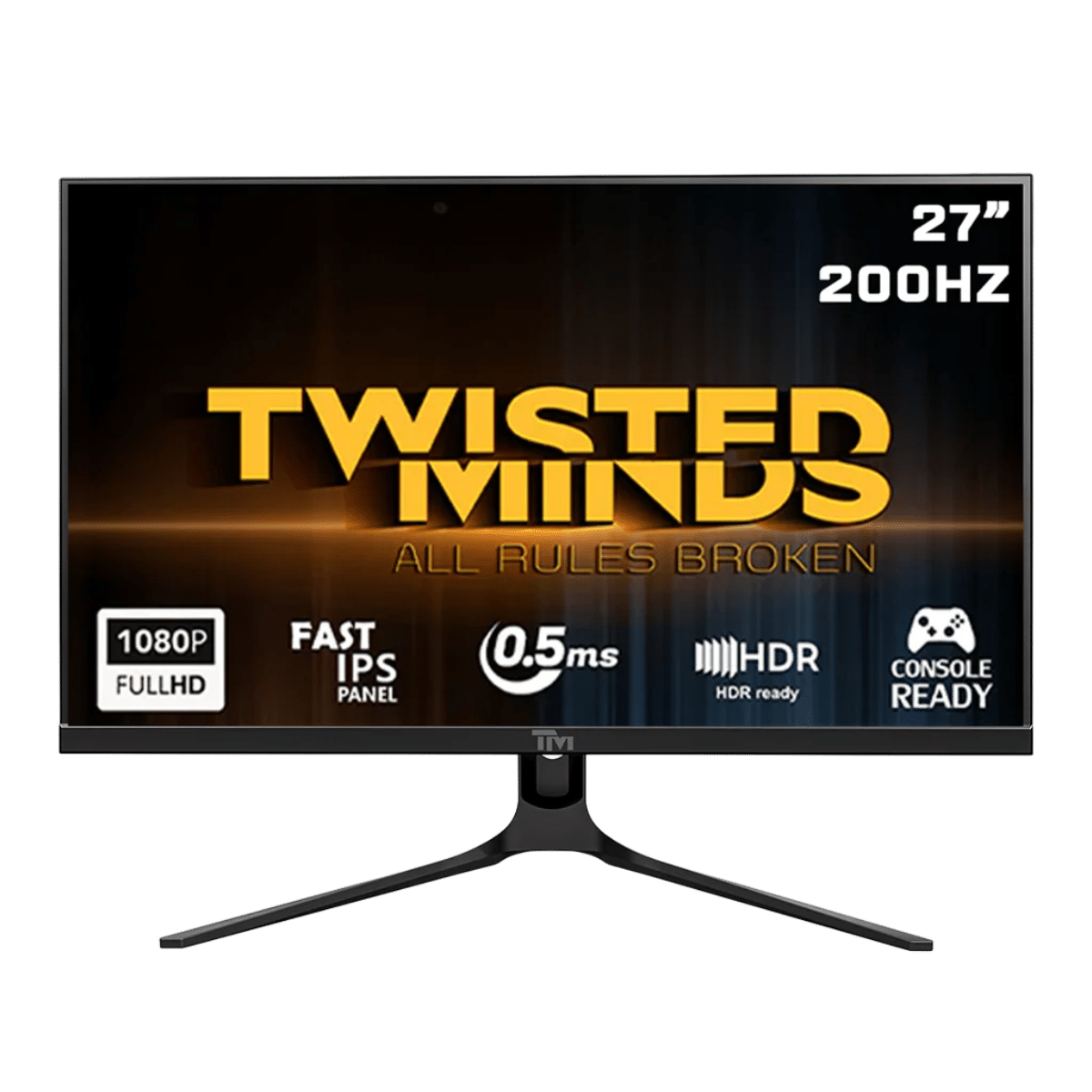 Twisted Minds Supreme Series Flat 27 FHD, 200HZ, 0.5MS, Fast IPS, HDMI 2.1 Gaming Monitor - TM27FHD200IPS