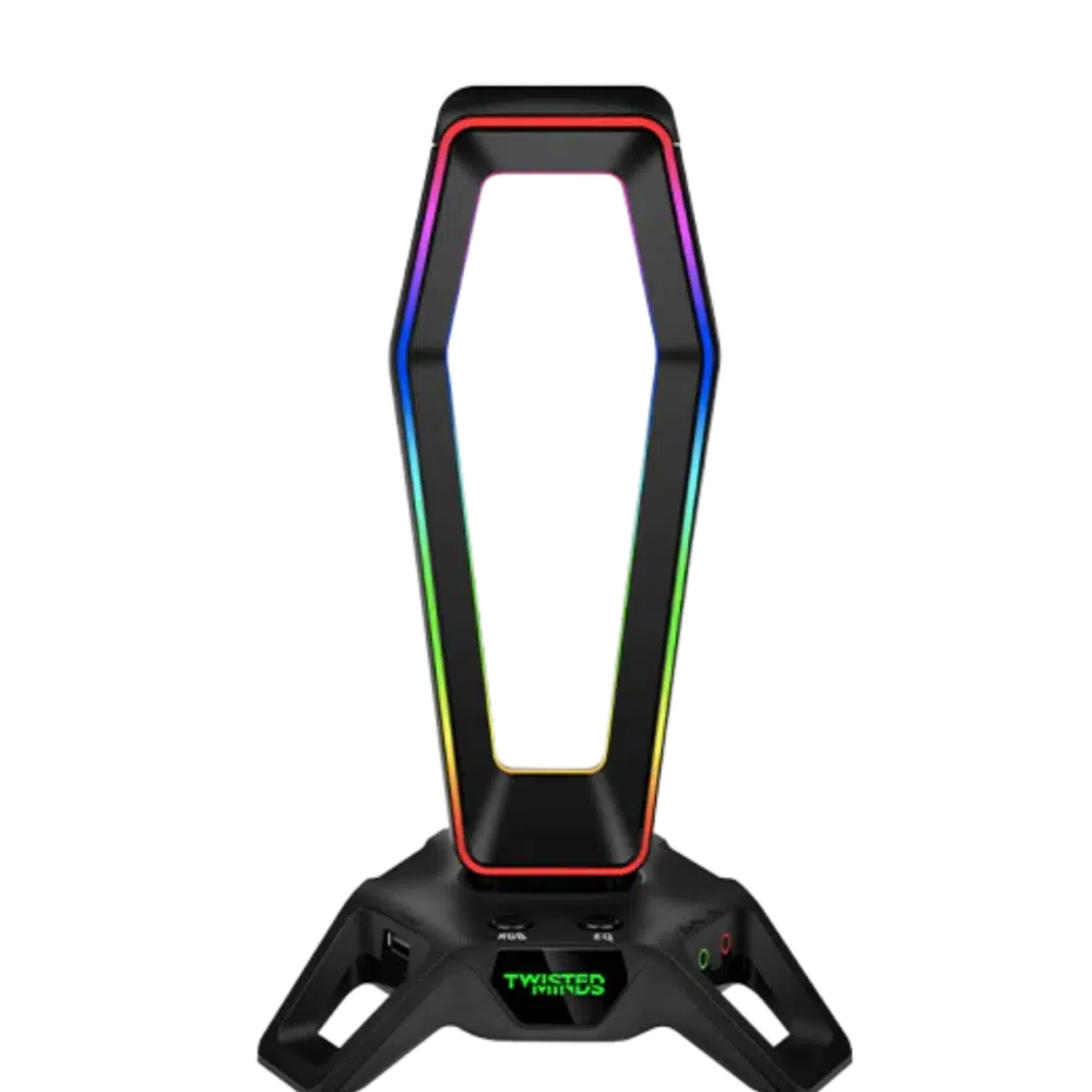 Twisted Minds TM-HS-502 RGB Scorpion Headset Stand – Black – TM-HS-502