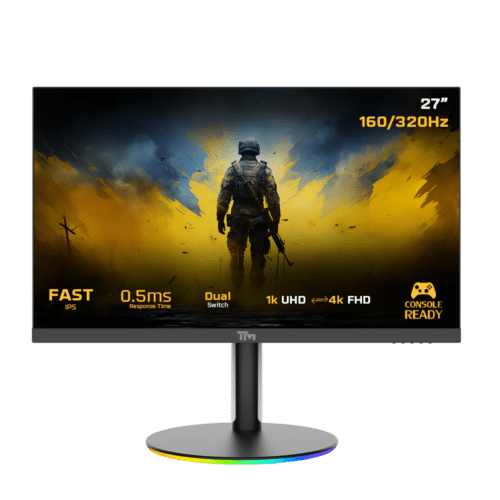 Twisted minds Dual Switch Gaming Monitor 27 FHD, 160320Hz, MPRT 0.5ms, HDMI 2.1, Fast IPS (Support PS5) - Black - TMDX27B