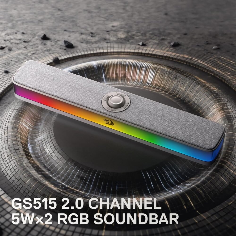 ⁦Redragon GS515 RGB Desktop Soundbar⁩ - الصورة ⁦6⁩