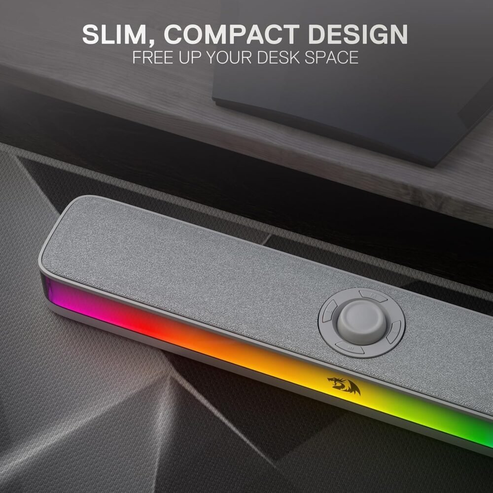 ⁦Redragon GS515 RGB Desktop Soundbar⁩ - الصورة ⁦7⁩